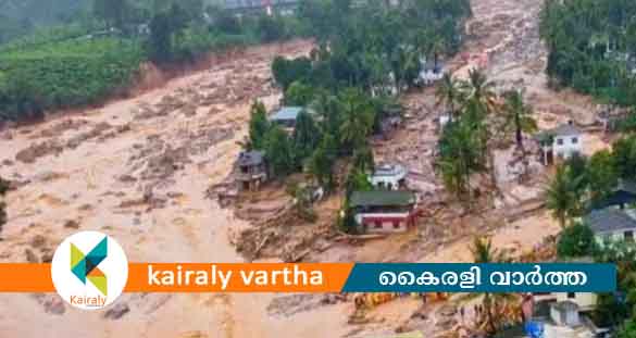 മുണ്ടക്കൈയിൽ വീണ്ടും ഉരുൾപൊട്ടി; പുഴയിൽ മലവെള്ളപ്പാച്ചിൽ