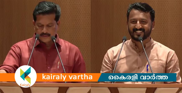 യു ആര്‍ പ്രദീപും രാഹുല്‍ മാങ്കൂട്ടത്തിലും എംഎല്‍എമാരായി സത്യപ്രതിജ്ഞ ചെയ്തു