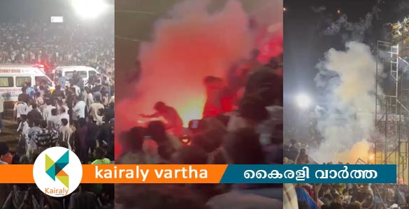 മലപ്പുറത്ത് ഫുട്‌ബോൾ മത്സരത്തിനിടെ കരിമരുന്ന് പ്രയോഗം; പടക്കം കാണികൾക്കിടയിൽ വീണ് പൊട്ടി