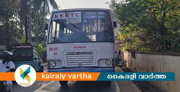 ഓടിക്കൊണ്ടിരിക്കുന്ന കെഎസ്ആര്‍ടിസി ബസില്‍ നിന്നും തെറിച്ചുവീണു; യാത്രക്കാരിക്ക് പരിക്ക്