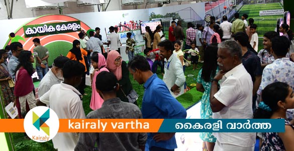 ആനന്ദത്തിലൂടെ ആനന്ദം: മേളയിൽ വേറിട്ട കാഴ്ചയൊരുക്കി കായികവകുപ്പ്