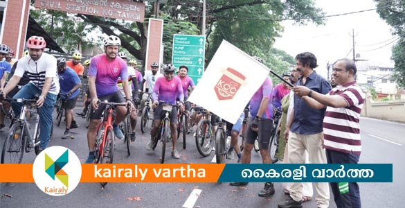 ലഹരിമുക്ത കേരള സന്ദേശ സൈക്കിൾ റാലി സംഘടിപ്പിച്ചു
