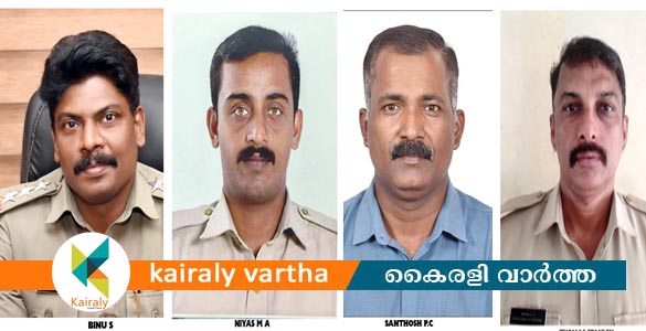 കോട്ടയത്തെ 8 ഉദ്യോഗസ്ഥർക്ക് പോലീസ് മേധാവിയുടെ ബാഡ്ജ് ഓഫ് ഓണർ