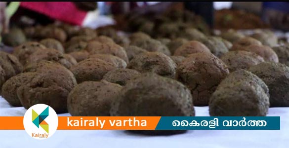 വാഴൂര്‍ ബ്ലോക്ക് പഞ്ചായത്തില്‍ നിര്‍മിച്ച വിത്തുണ്ടകള്‍ വനംവകുപ്പിന് കൈമാറി