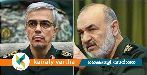ഇസ്രയേൽ ആക്രമണം: മുഹമ്മദ് ബാഗേരിയും,ഹൊസൈൻ സലാമിയും കൊല്ലപ്പെട്ടു