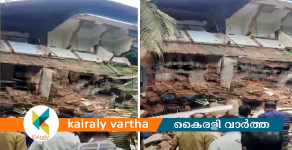 കോട്ടയം മെഡിക്കൽ കോളേജിൽ വാർഡ് ഇടിഞ്ഞു വീണു