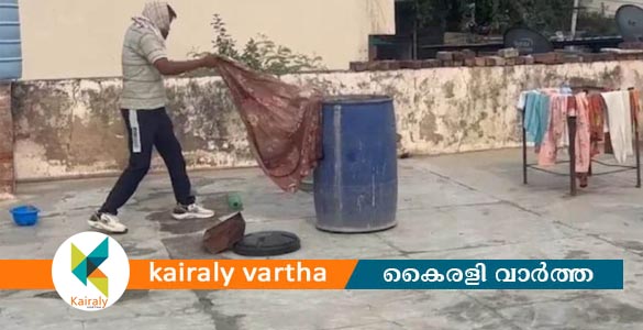 വീപ്പക്കുള്ളിൽ അഴുകിയ നിലയിൽ യുവാവിന്റെ മൃതദേഹം; ഭാര്യയെയും മക്കളെയും കാണാനില്ല
