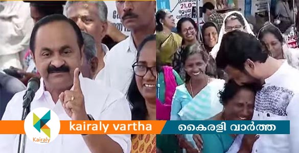 ആശാ സമരവേദിയിൽ വി ഡി സതീശന്‍ എത്തുന്നതിന് മുമ്പ് വേദിവിട്ട് രാഹുല്‍ മാങ്കൂട്ടത്തില്‍