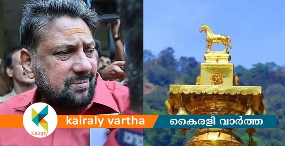 തന്ത്രി കണ്ഠരര് രാജീവര് കൈവശം വെച്ചിരുന്ന ശബരിമലയിലെ വാജി വാഹനം കോടതിയില്&zwj;