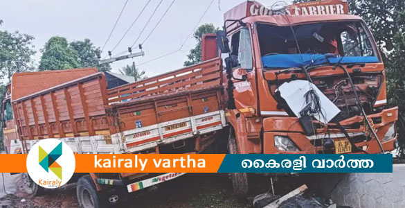 പാലക്കാട് അപകടത്തിൽപ്പെട്ട ലോറിയിൽ നിന്ന് സാധനങ്ങൾ മാറ്റാനെത്തിയ ലോറിയിൽ മറ്റൊരു ലോറി ഇടിച്ചുകയറി