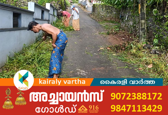നഗരസഭയുടെ മഴക്കാലപൂർവ ശുചീകരണം താളംതെറ്റി; ഏറ്റുമാനൂർ ശക്തിനഗറിൽ നാട്ടുകാർ നേരിട്ടിറങ്ങി
