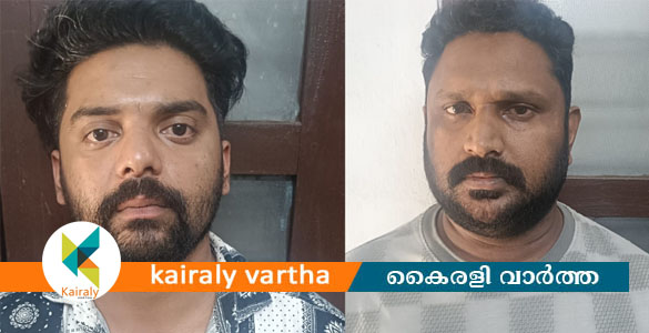 പൊൻകുന്നത്ത് വൻ ലഹരിവേട്ട; ചങ്ങനാശ്ശേരി സ്വദേശികൾ പിടിയിൽ