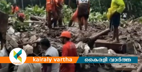 കോട്ടയത്ത് കനത്ത മഴ; മൂന്നിലവിൽ വീട് ഒലിച്ചുപോയി