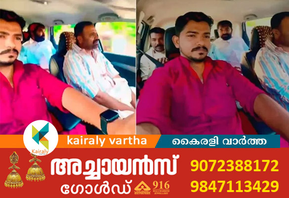 നിയമങ്ങൾ കാറ്റിൽ പറത്തി മന്ത്രിയുടെ പിഎയും എംഎൽഎയും; വാഹനം ഓടിച്ചുകൊണ്ട് ദൃശ്യങ്ങൾ ഫോണിൽ പകർത്തി