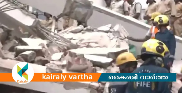 ഹൈദരാബാദിൽ നിർമാണത്തിലിരുന്ന കെട്ടിടം തകർന്നുവീണ് രണ്ടുപേർ മരിച്ചു, നിരവധി പേർക്ക് പരിക്ക്