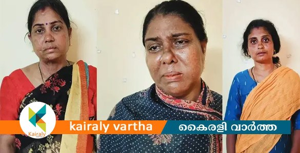 ആൾക്കൂട്ടത്തിനിടയിൽ മാല കവർച്ച; മൂന്നുപേർ പിടിയിൽ