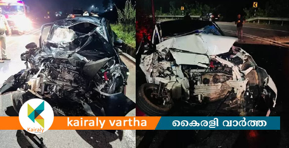 കാസർകോട് കാറുകൾ ലോറിയിലിടിച്ച് അപകടം; ആറുപേർക്ക്&zwnj; പരിക്ക്